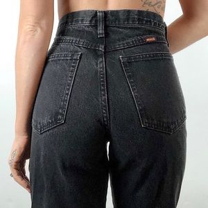 Vintage black mom jeans